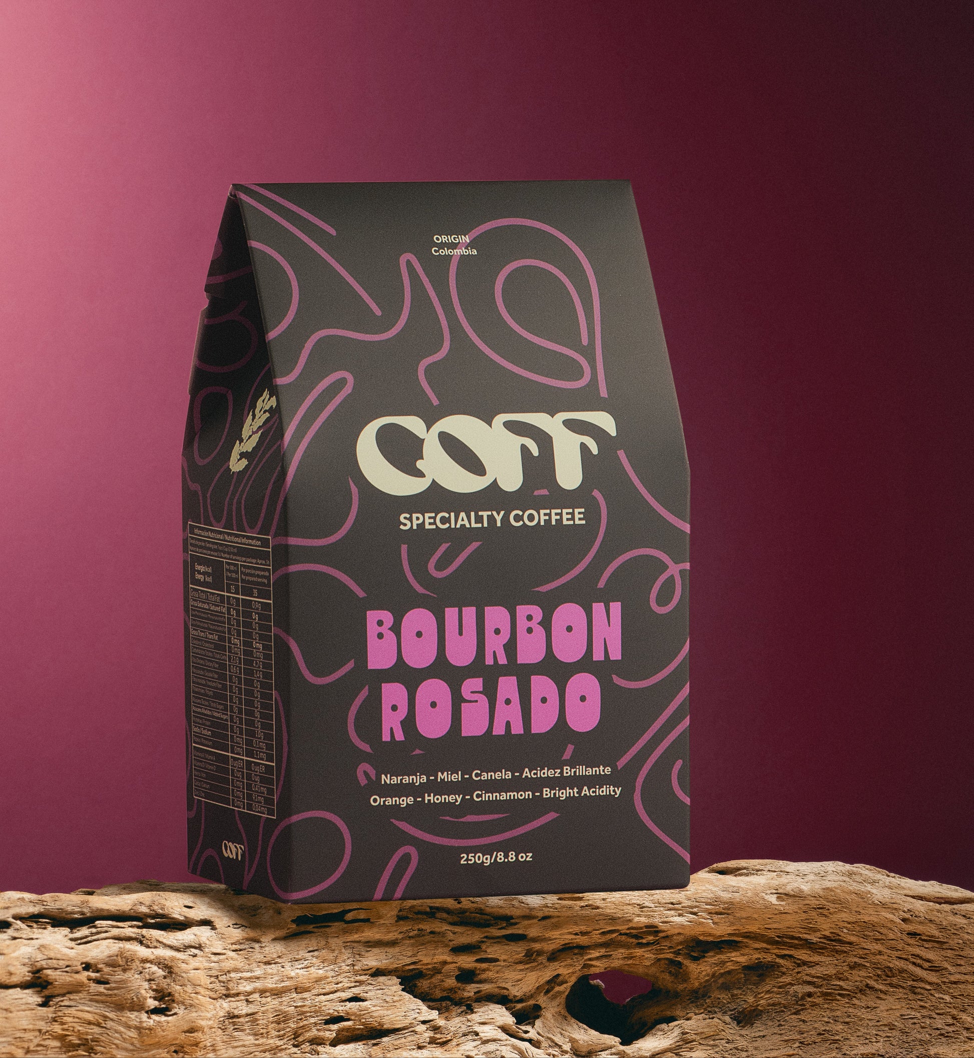 Café Bourbon Rosado 250 gr - Coff